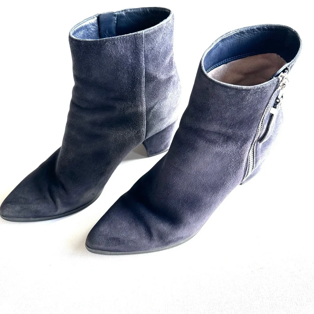 MICHAEL Michael Kors Navy Dawson Suede Booties